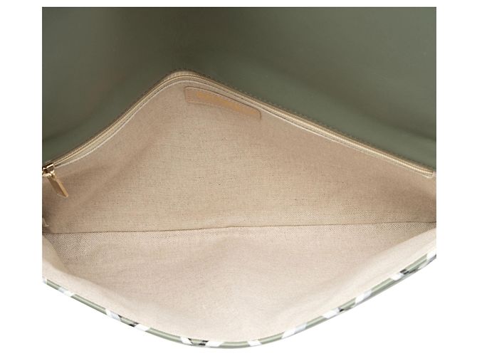 Gabrielle Clutch Chanel Lambskin Paris-Greece Verde - vista 6