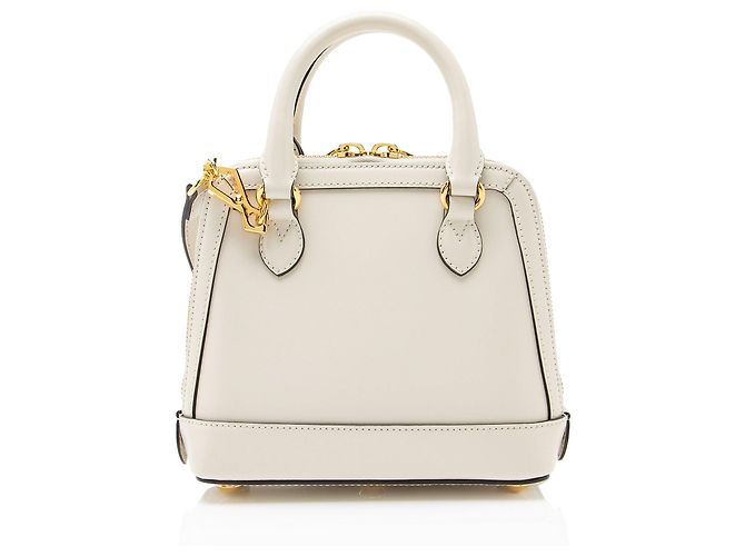 Gucci Horsebit 1955 Mini Satchel aus Leder Weiß - Ansicht 3