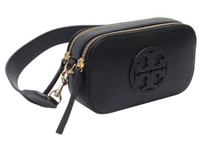 Tory Burch Bolsa Transversal Miller Mini Preto - vista 3