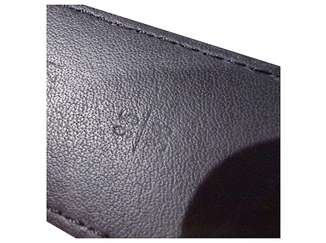 Louis Vuitton Pont Neuf 35mm Belt 95/38 Men's Black - view 7