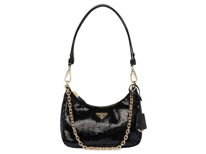 Prada Re-edition Nylon Sequined Mini Bag - view 2