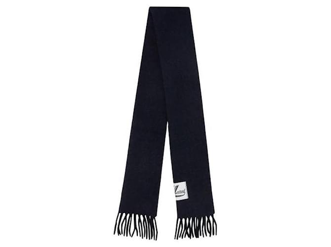 Sciarpa Marni in alpaca spazzolata nera Nero - vista 2