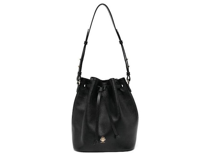 Borsa a secchiello Bally in pelle nera Nero - vista 3