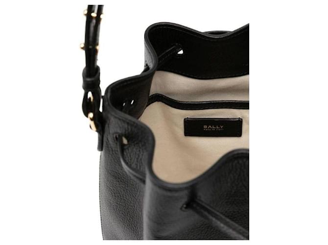 Borsa a secchiello Bally in pelle nera Nero - vista 6