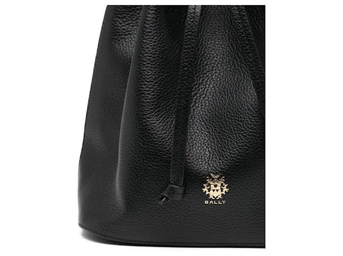 Borsa a secchiello Bally in pelle nera Nero - vista 7