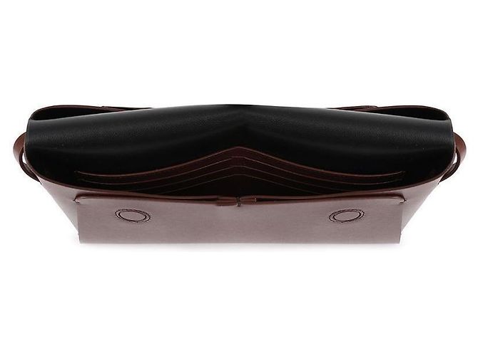 Jil Sander Piccola borsa a tracolla pieghevole Marrone - vista 6