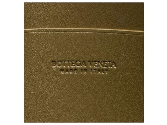 Pochette plate Maxi Intrecciato Cassette Bottega Veneta Bleu - vue 7