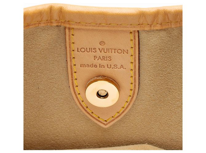 Borsa a tracolla Louis Vuitton Damier Azur Galliera PM Blu - vista 8