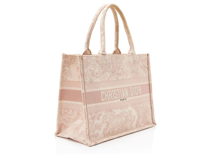 Dior Toile De Jouy Medium Book Tote Rosa - vista 2