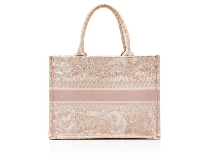 Dior Toile De Jouy Medium Book Tote Rosa - vista 3