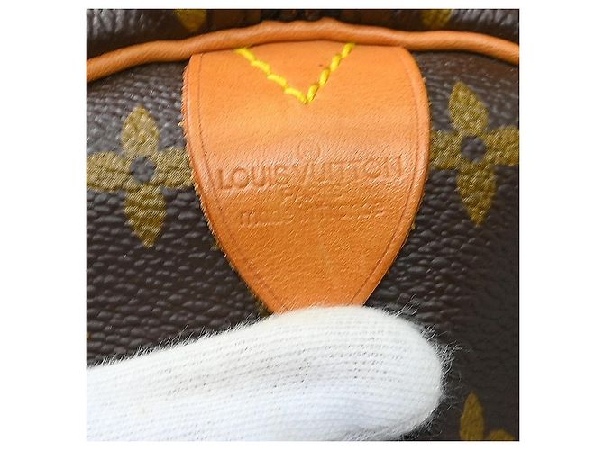 Louis Vuitton Keepall Monogram 60 Marron - vue 4