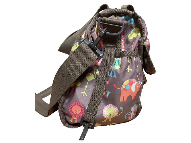 Autre Marque Borsa Boston 2way LeSportsac Animal Print Marrone - vista 2