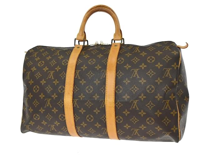 Louis Vuitton Keepall Monogram 45 Marrone - vista 2
