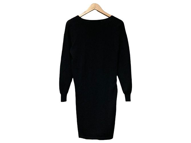 Ralph Lauren V-Ausschnitt Strickpullover Schwarz - Ansicht 3