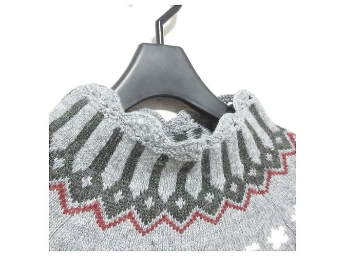 Autre Marque INGEBORG Tasmania Lammwollstrickpullover Braun - Ansicht 4