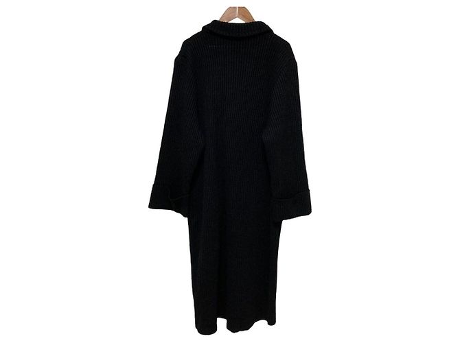 Autre Marque Abrigo de punto Toyoko Saito Negro - vista 5