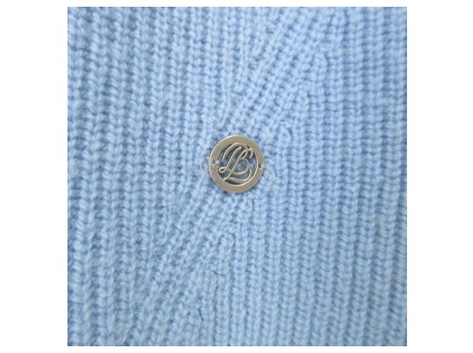 Autre Marque Blue Label Crestbridge Strickweste und Blusen-Set Blau Hellblau - Ansicht 5