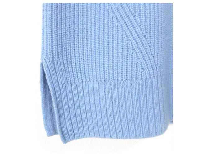 Autre Marque Blue Label Crestbridge Strickweste und Blusen-Set Blau Hellblau - Ansicht 6