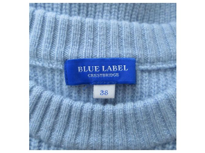 Autre Marque Blue Label Crestbridge Strickweste und Blusen-Set Blau Hellblau - Ansicht 7