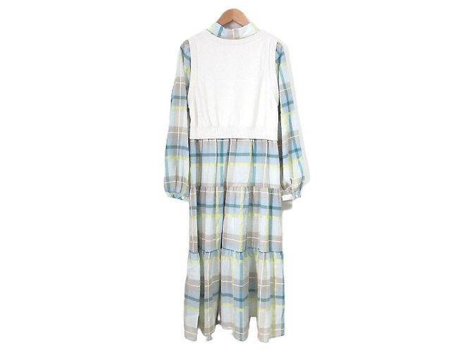 Autre Marque Docking-Kleid BLUE LABEL CRESTBRIDGE Mehrfarben Beige - Ansicht 2