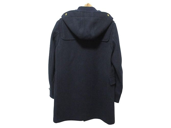 Autre Marque Manteau Duffle en mélange de cachemire Melton Scye Bleu Bleu Marine - vue 2