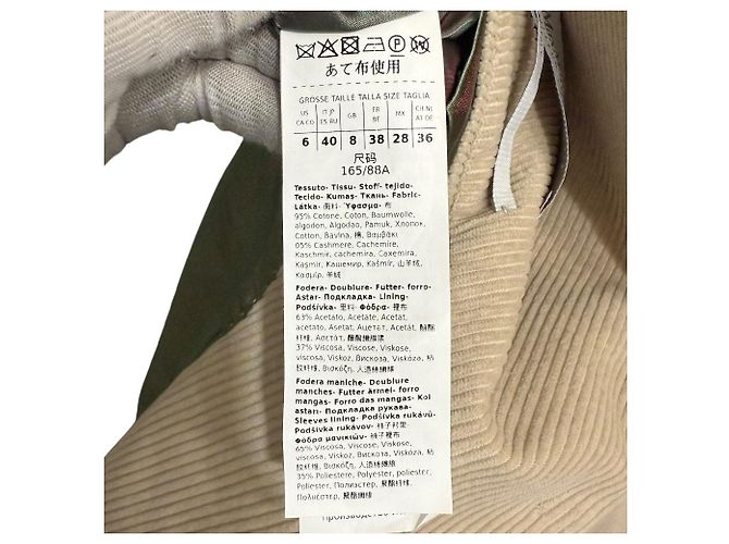 Conjunto de Traje Max Mara TAILLEUR SARTORIALE Beige - vista 9
