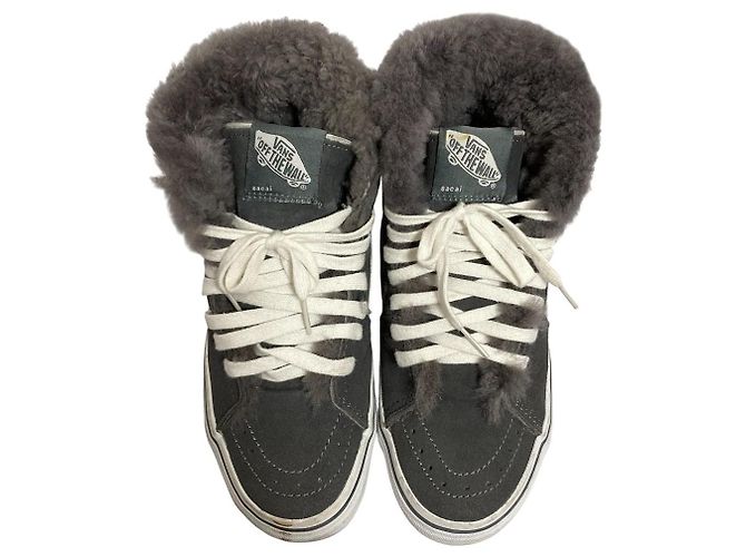 Sneakers Vans Sacai SK8-HI Marrone - vista 2