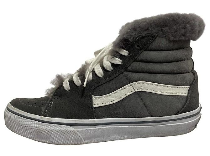 Sneakers Vans Sacai SK8-HI Marrone - vista 3