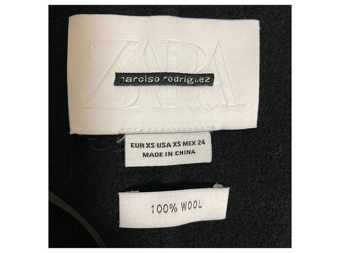 Autre Marque ZARA Narciso Rodriguez Double Face Tailored Jacket Schwarz - Ansicht 7