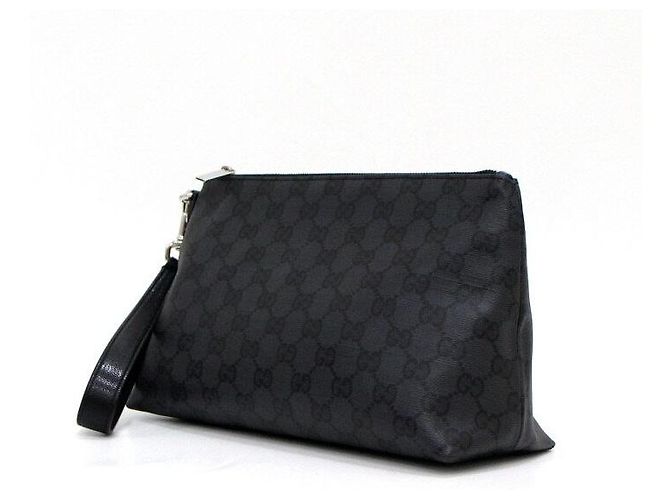 Gucci Coated Canvas Essence Classic Small Pouch Schwarz - Ansicht 2