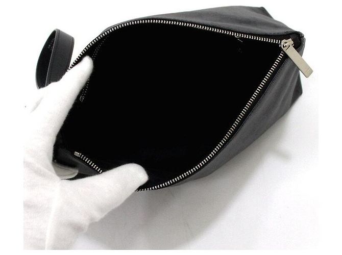 Gucci Coated Canvas Essence Classic Small Pouch Schwarz - Ansicht 4