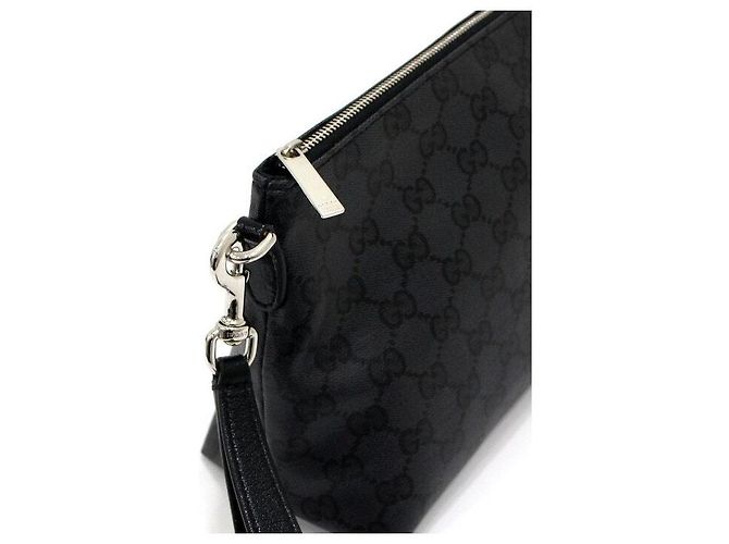 Gucci Coated Canvas Essence Classic Small Pouch Schwarz - Ansicht 7