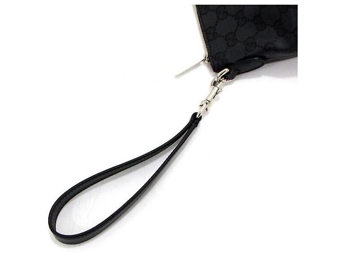Gucci Coated Canvas Essence Classic Small Pouch Schwarz - Ansicht 8