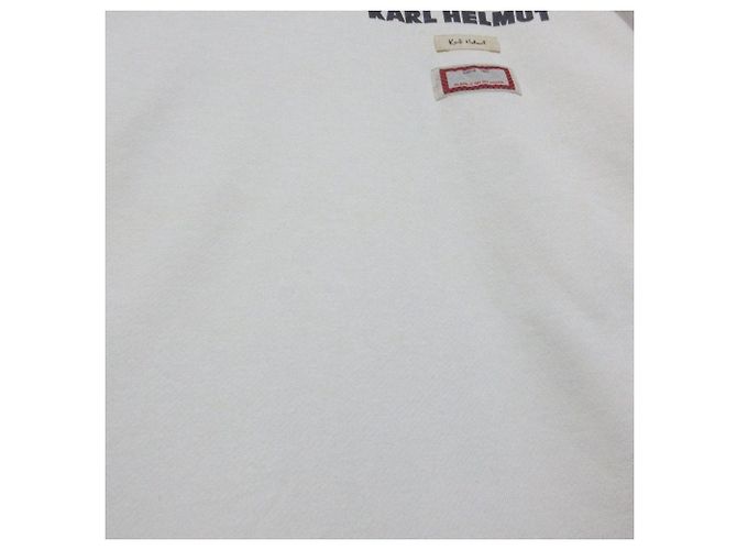 Autre Marque Sweatshirt Patchwork Karl Helmut Branco - vista 9