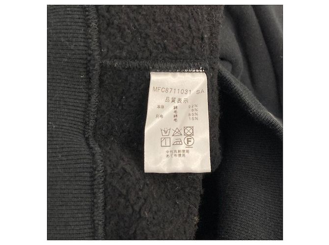 Autre Marque Sudadera de felpa cepillada LA MARINE FRANCAISE Negro - vista 4