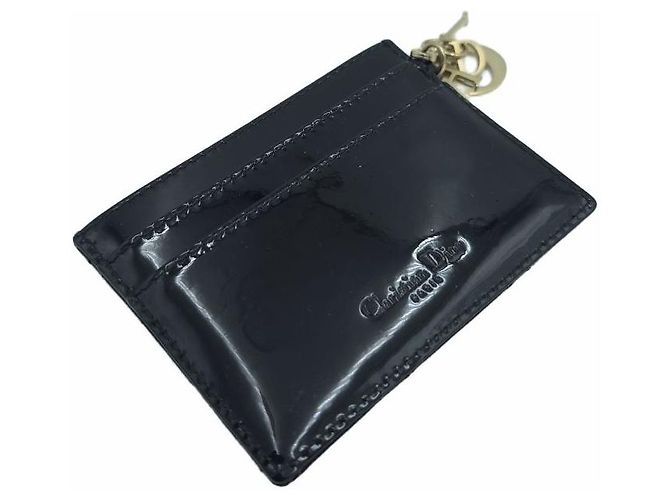 Lady Dior Fragrances Kartenetui Lackleder Cannage Schwarz - Ansicht 12