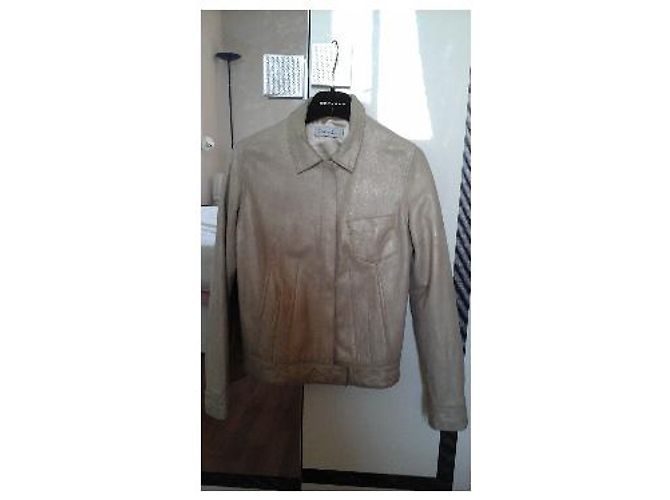Christian Dior Goldene Lammlederjacke Größe 36 - Ansicht 17