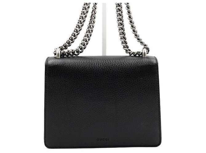 Gucci Mini borsa a tracolla con catena Dionysus e crossbody Nero - vista 4
