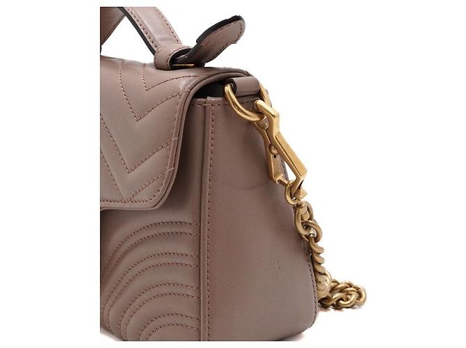 Gucci Borsa Tote GG Marmont Mini Top Handle e Borsa a Spalla - vista 13