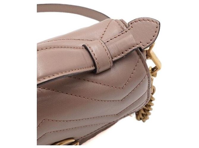 Gucci Borsa Tote GG Marmont Mini Top Handle e Borsa a Spalla - vista 14