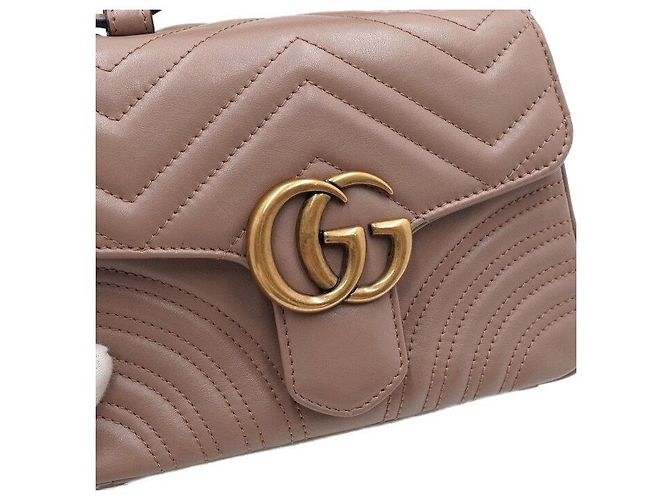 Gucci Borsa Tote GG Marmont Mini Top Handle e Borsa a Spalla - vista 15