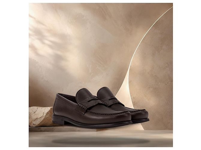 Louis Vuitton Sandali Thong Sunset Toffee Brown Marrone - vista 2