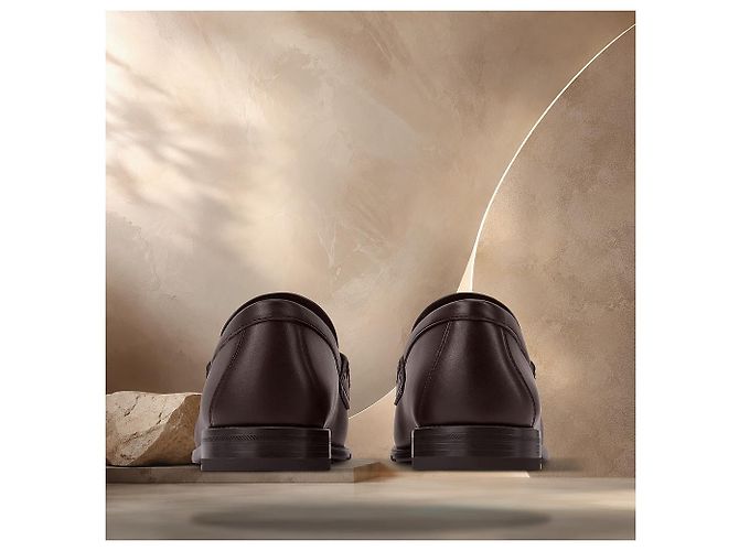 Louis Vuitton Sandali Thong Sunset Toffee Brown Marrone - vista 5