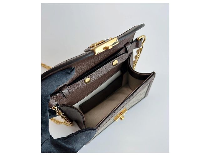 Gucci Borsa a tracolla Ophidia GG Mini Marrone - vista 17