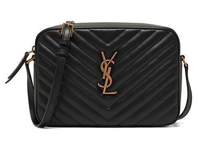 Saint Laurent Mini borsa a tracolla Cassandra Monogram Matelassé Gold D'oro - vista 3