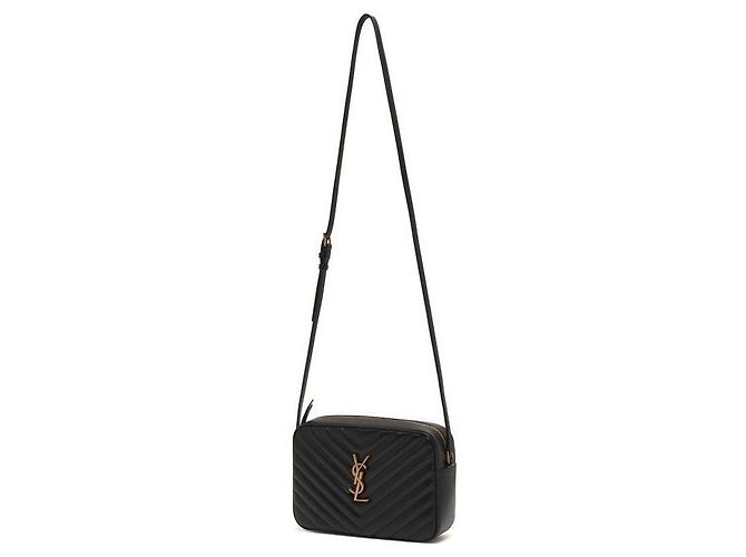 Saint Laurent Mini borsa a tracolla Cassandra Monogram Matelassé Gold D'oro - vista 6