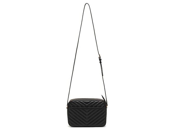 Saint Laurent Mini borsa a tracolla Cassandra Monogram Matelassé Gold D'oro - vista 7