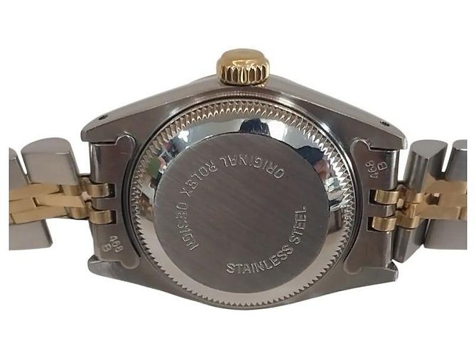 Rolex Datejust Diamond Champagne Gold Combi Damenuhr Golden - Ansicht 6