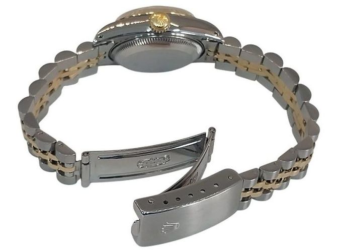 Rolex Datejust Diamond Champagne Gold Combi Damenuhr Golden - Ansicht 7