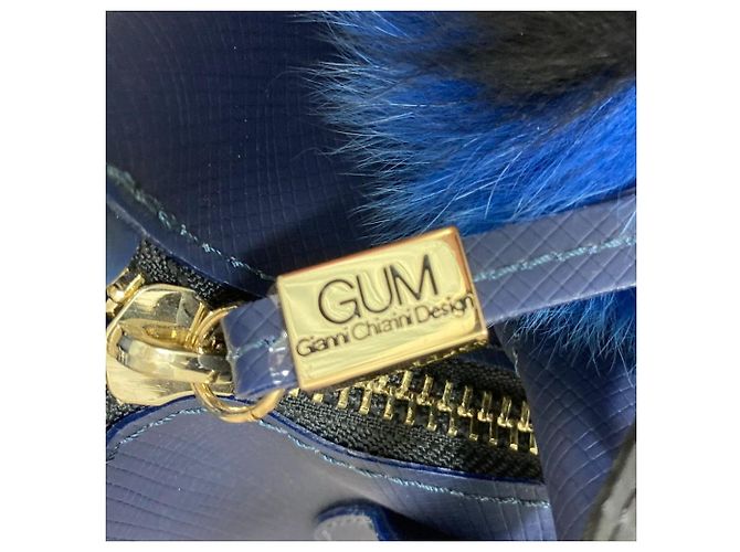 Autre Marque Borsa 2way in PVC Gianni Chiarini Blu Blu navy - vista 10